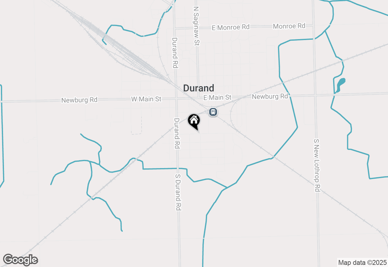 Map of 100 W Vinewood Street, Durand, MI 48429