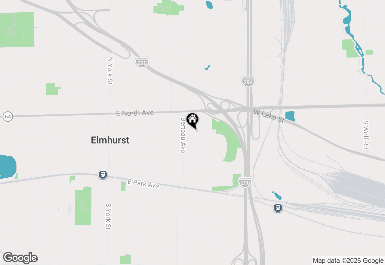 Map of 353 E 3rd Street, Elmhurst, IL 60126