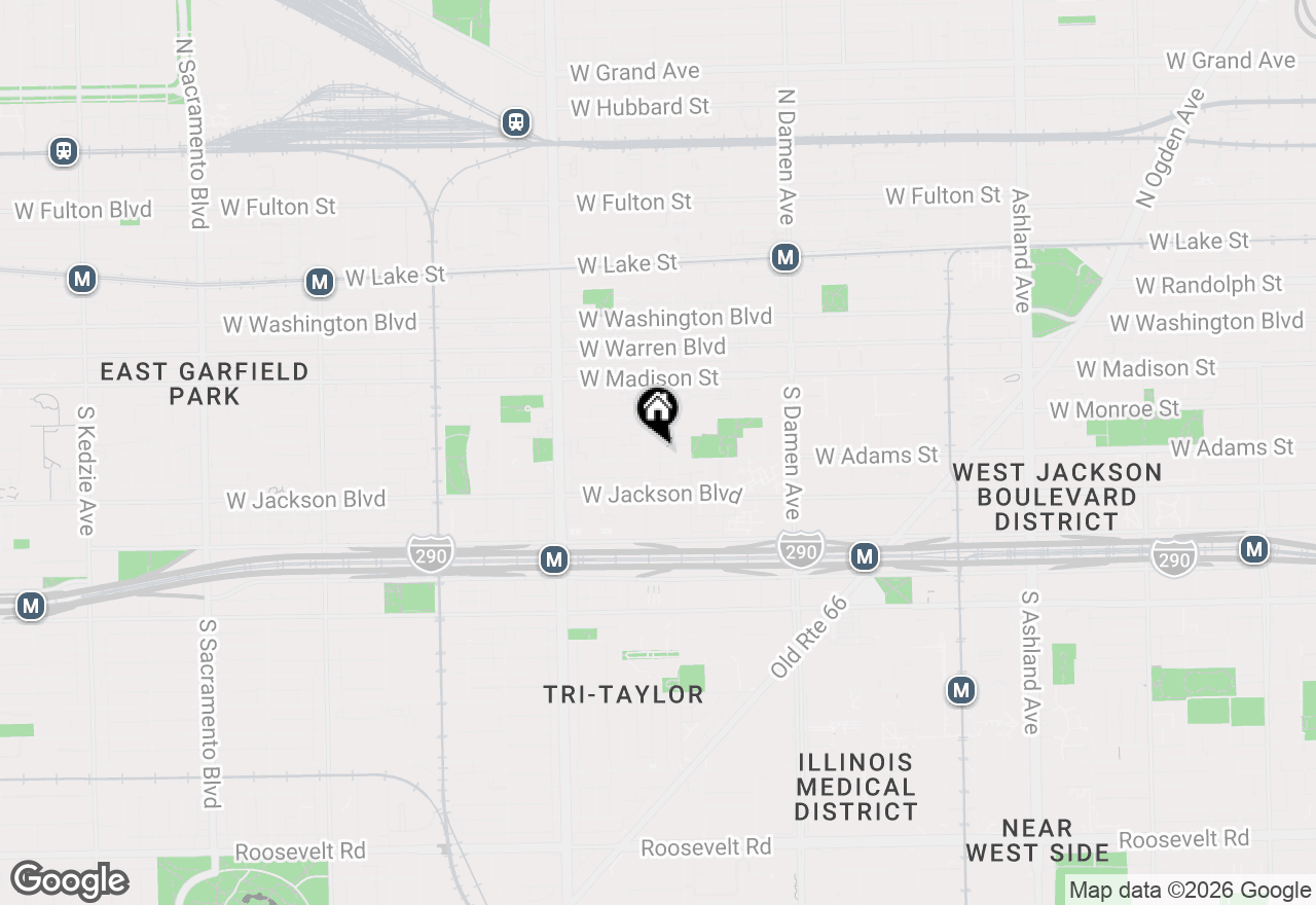 Map of 2216 W Adams Street #2, Chicago, IL 60612