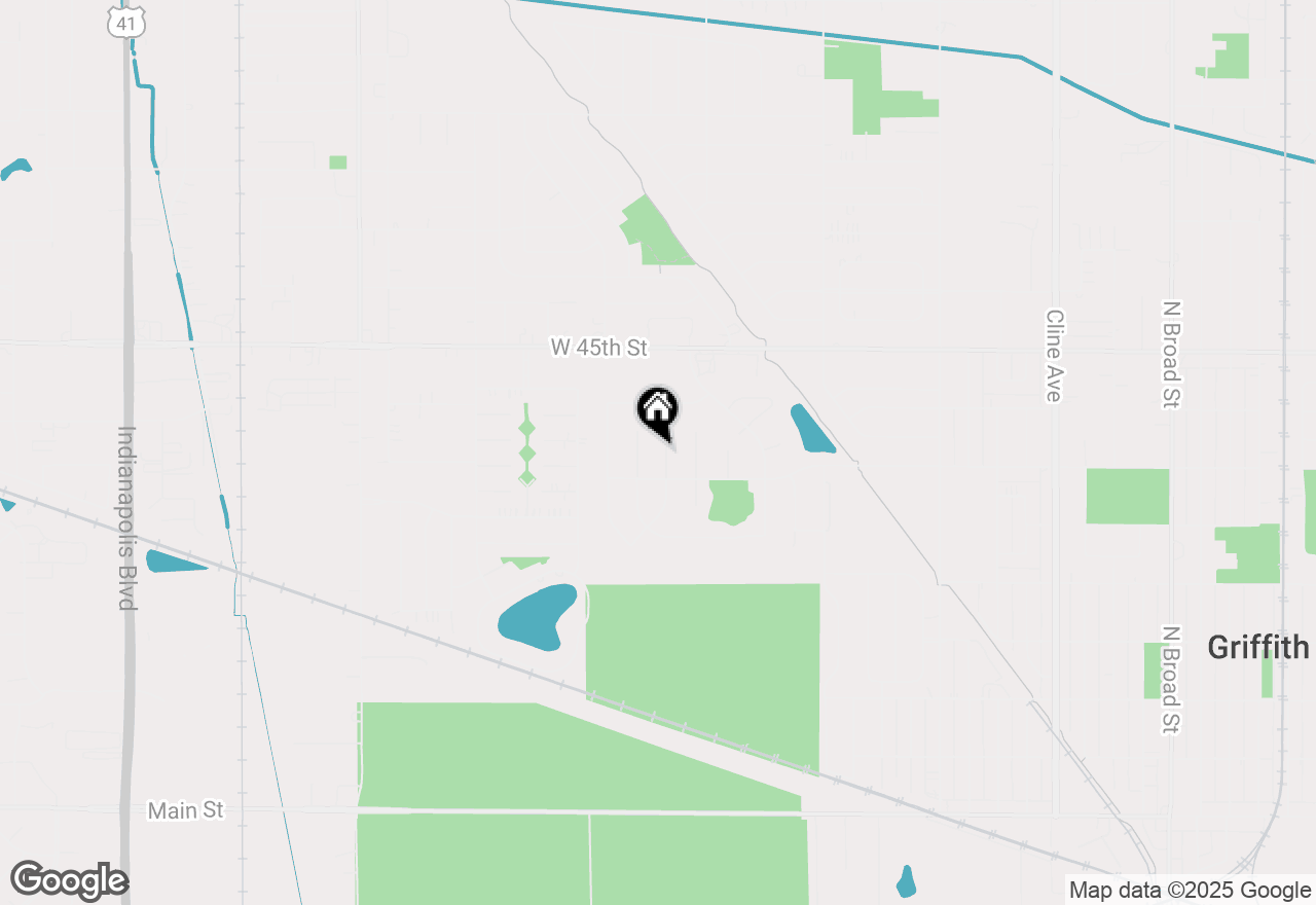 Map of 706 N Oriole Court, Griffith, IN 46319