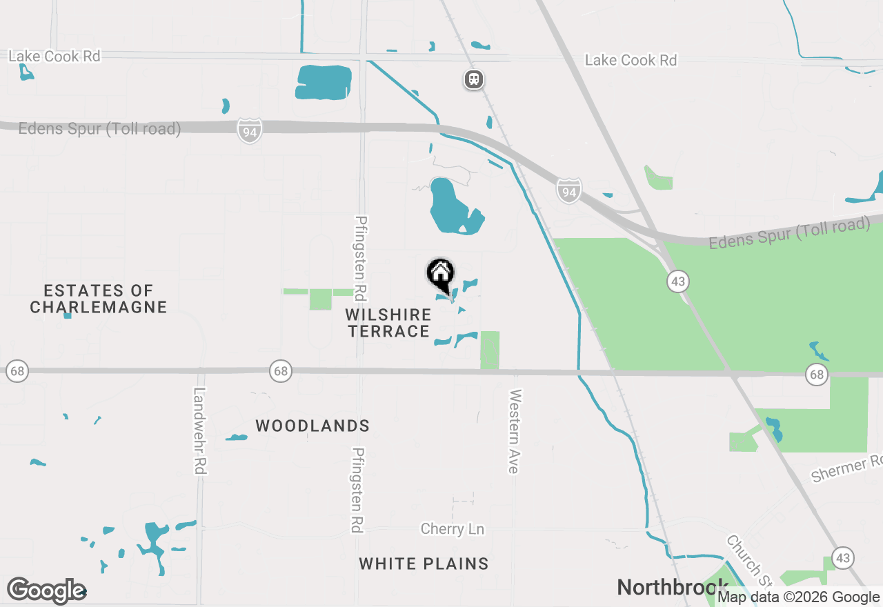 Map of 2584 Chedworth Court, Northbrook, IL 60062