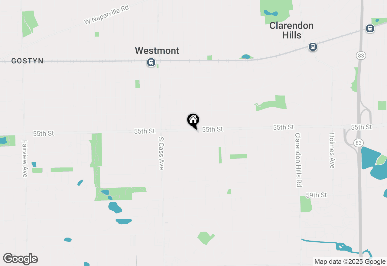 Map of 135 E 55 Th Street, Westmont, IL 60559