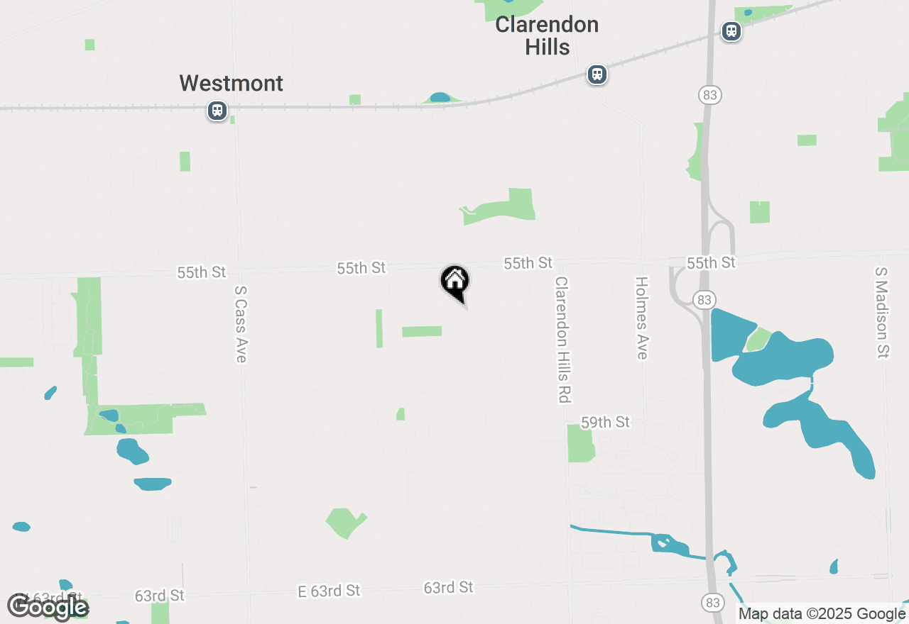 Map of 369 56th Street, Clarendon Hills, IL 60514