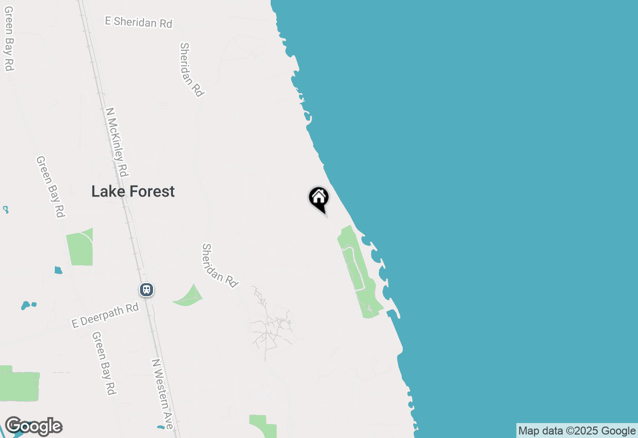 Map of 964 Lake Road, Lake Forest, IL 60045