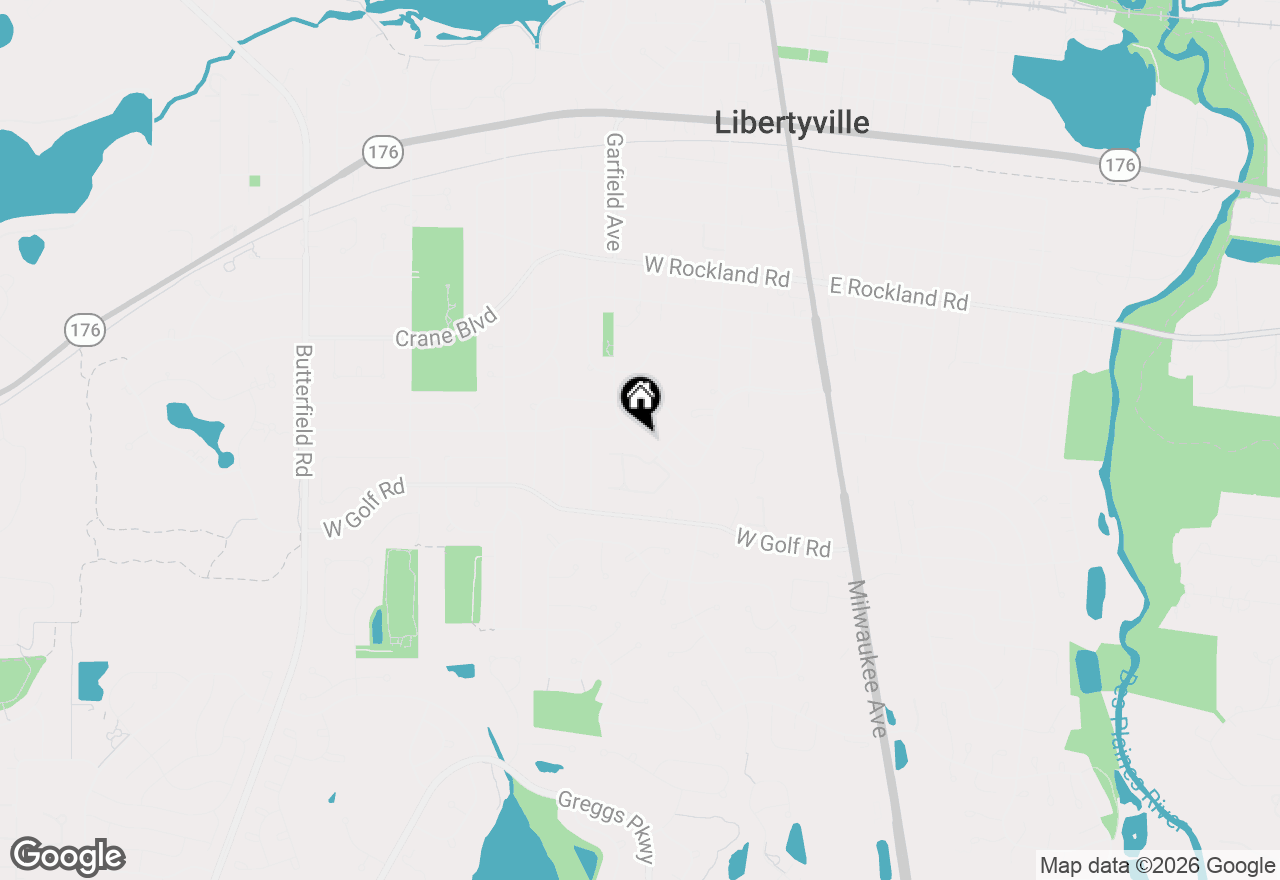 Map of 805 Garfield Avenue, Libertyville, IL 60048