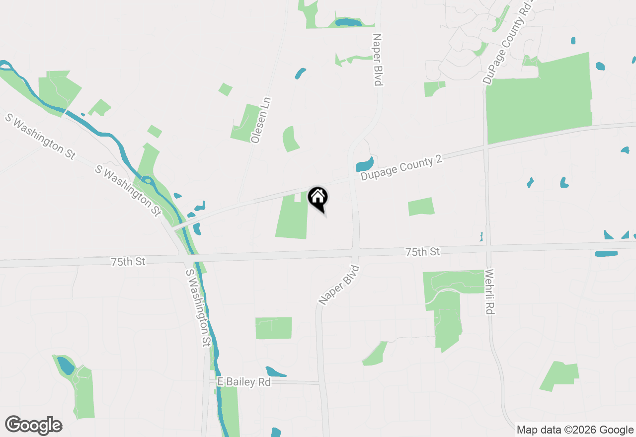 Map of 1244 Hobson Oaks Drive, Naperville, IL 60540