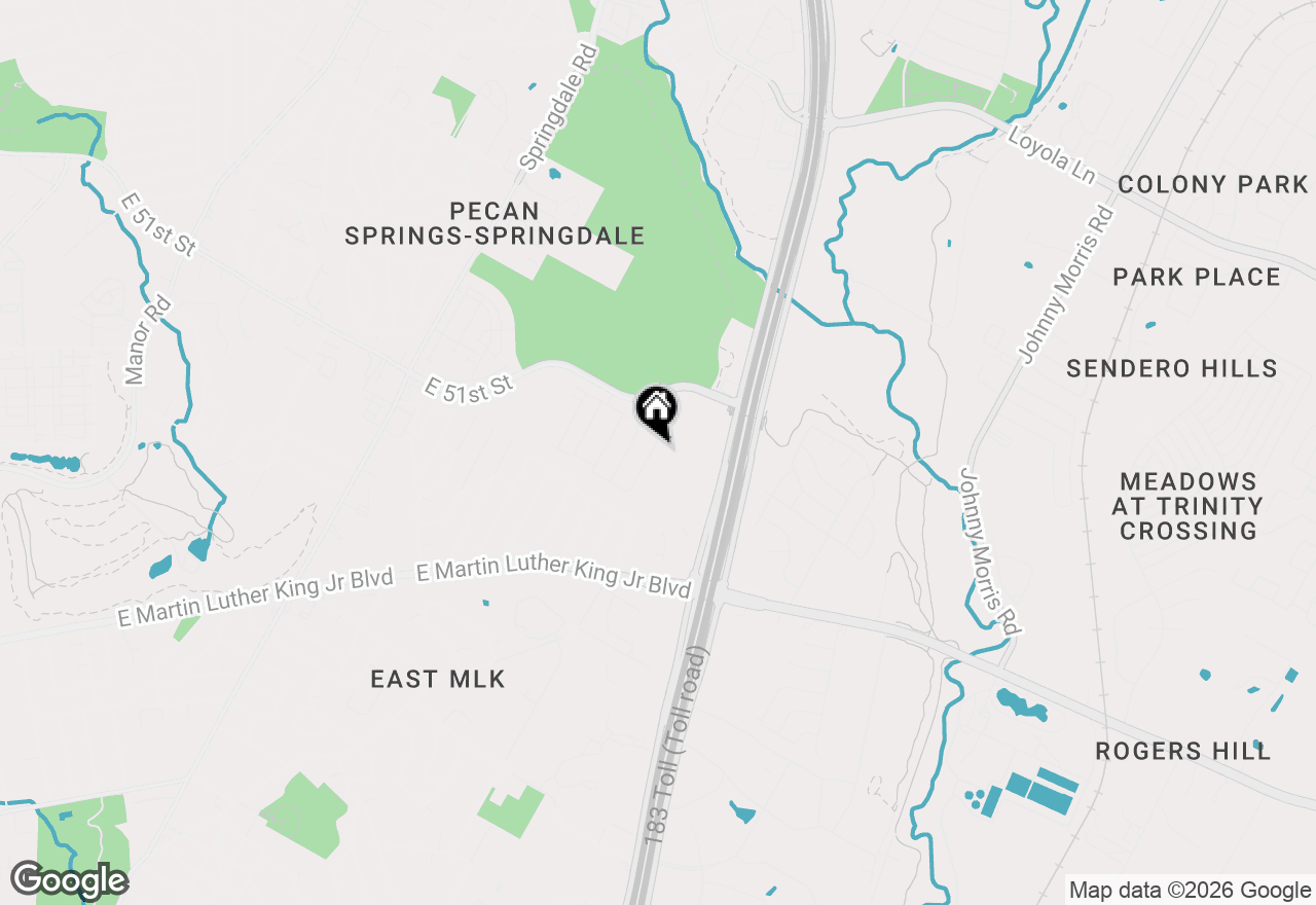 Map of 5325 Krueger Ln, Austin, TX 78723