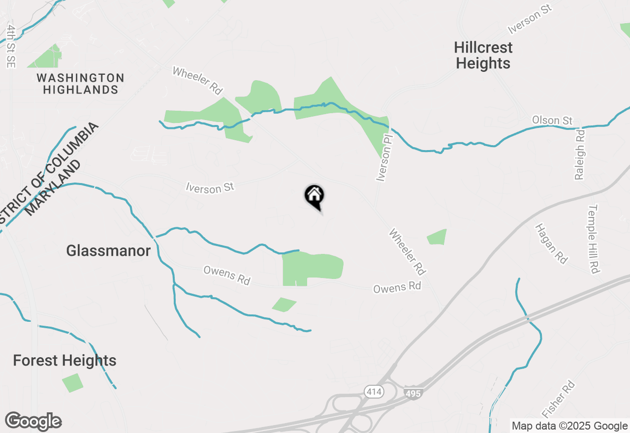 Map of 5019 Leland Drive, Oxon Hill, MD 20745