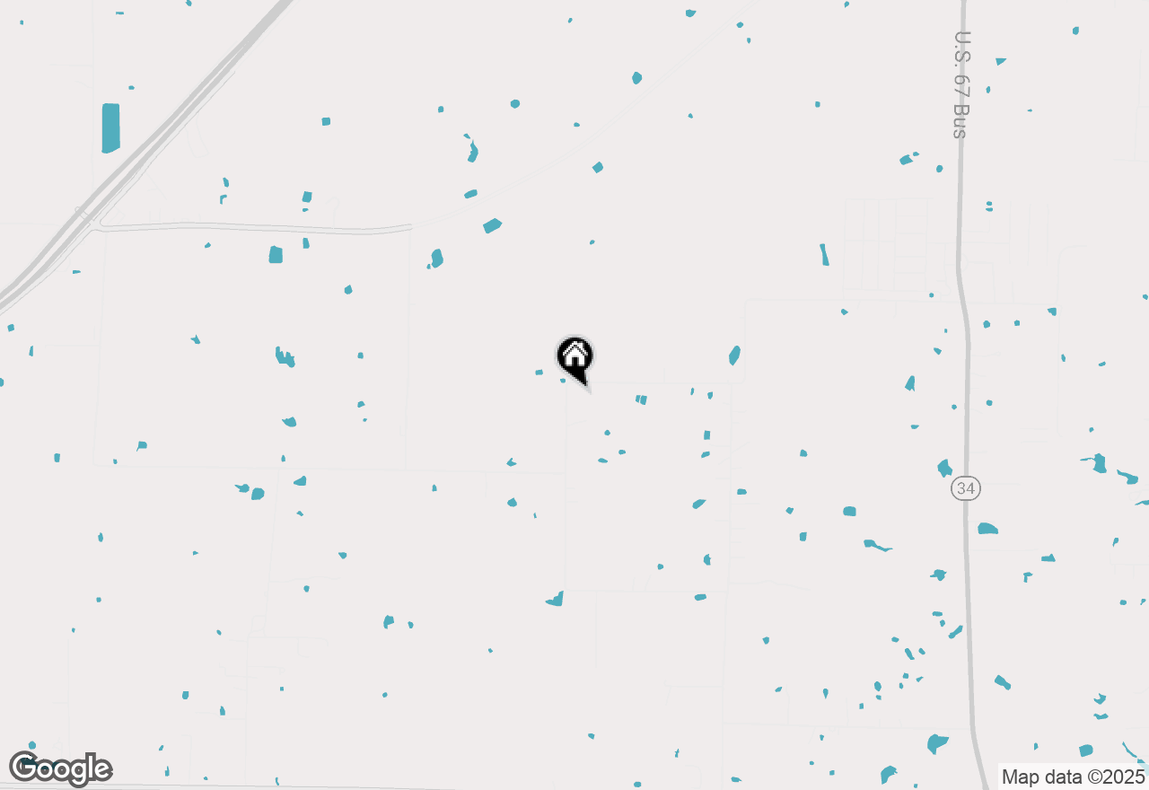 Map of 3447 County Rd 2182, Greenville, TX 75402