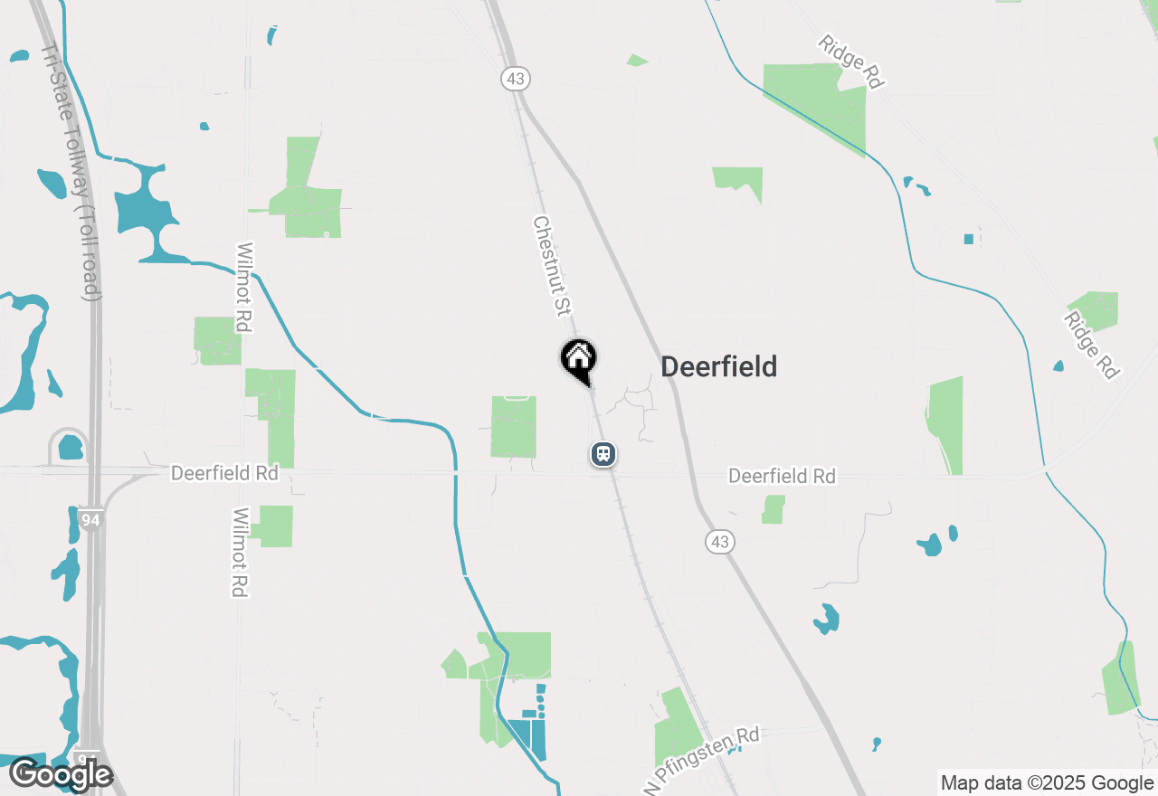 Map of 936 Chestnut Street, Deerfield, IL 60015
