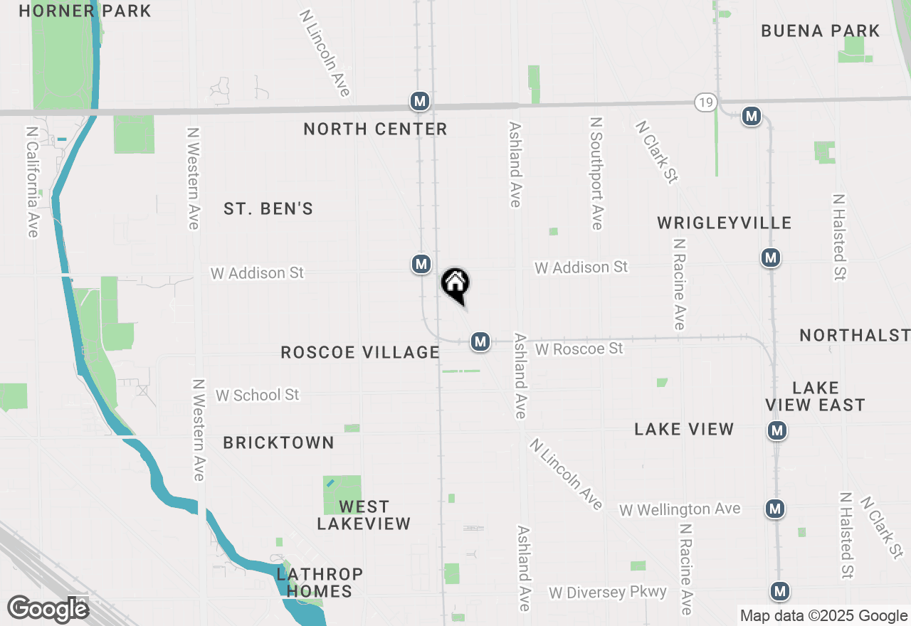 Map of 3462 N Lincoln Avenue #205, Chicago, IL 60657