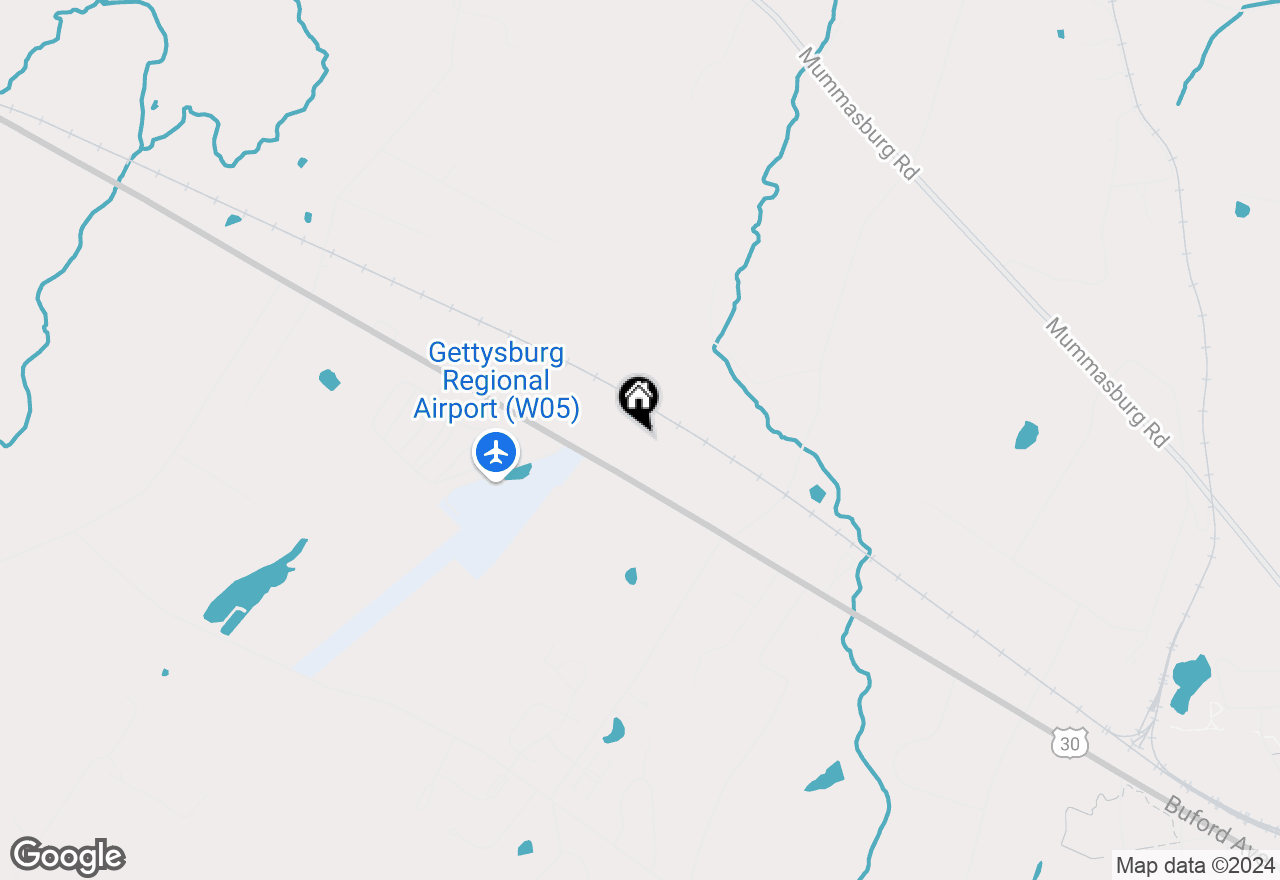 Map of 1053 Chambersburg Road, Gettysburg, PA 17325