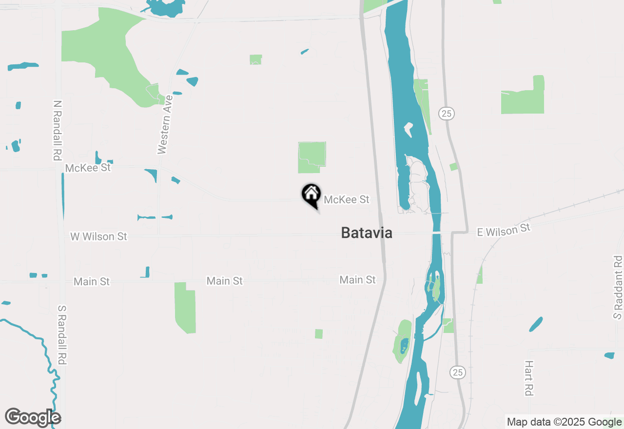 Map of 609 Houston Street, Batavia, IL 60510