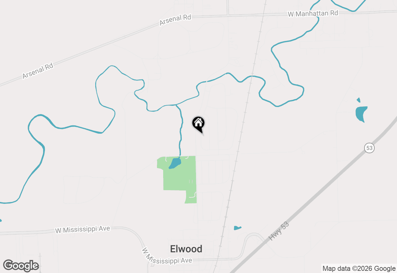 Map of 897 Meadowbrook Road, Elwood, IL 60421