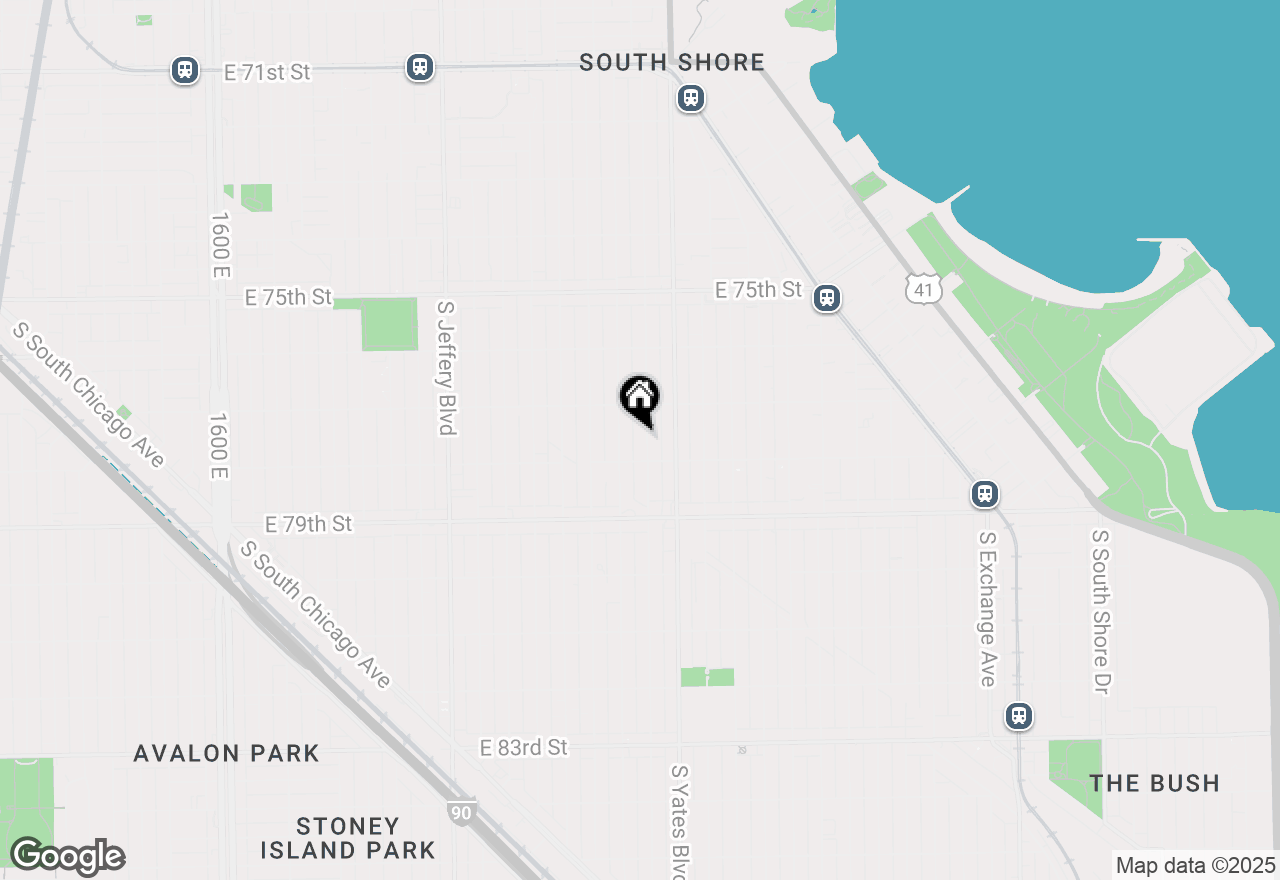 Map of 7736 S Oglesby Avenue, Chicago, IL 60649