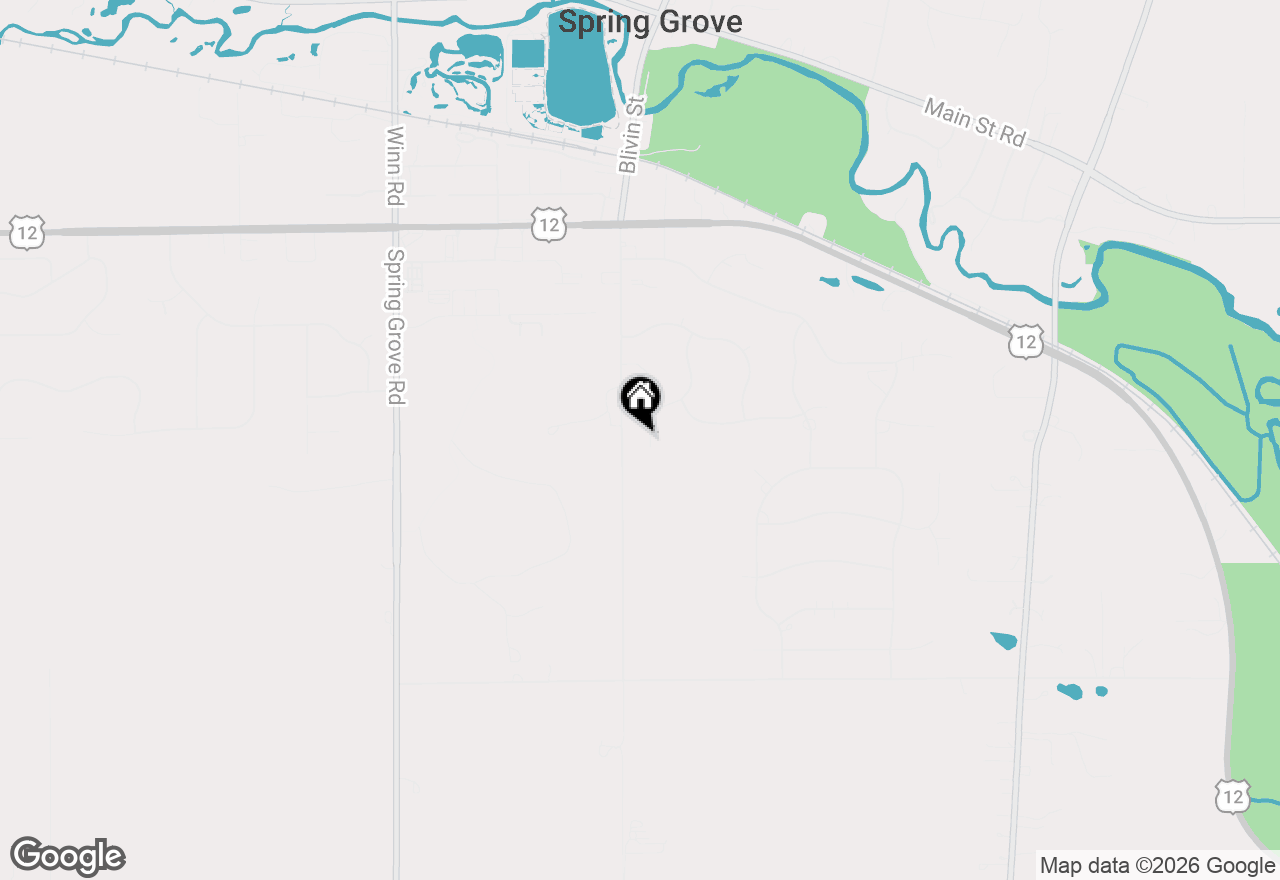 Map of 7365 English Oak Lane, Spring Grove, IL 60081