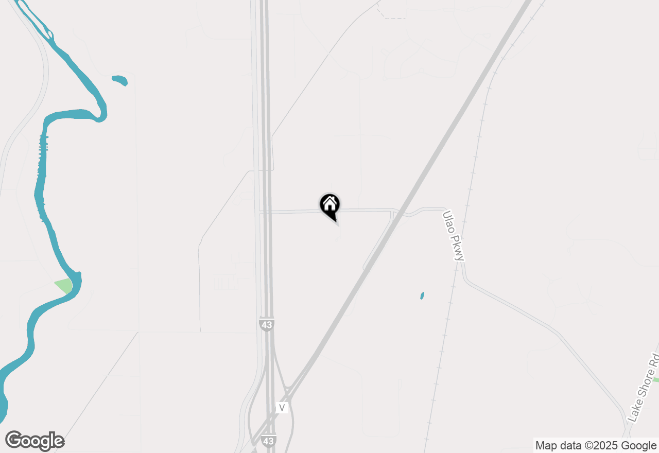 Map of 1093 Ulao Pkwy, Grafton, WI 53024