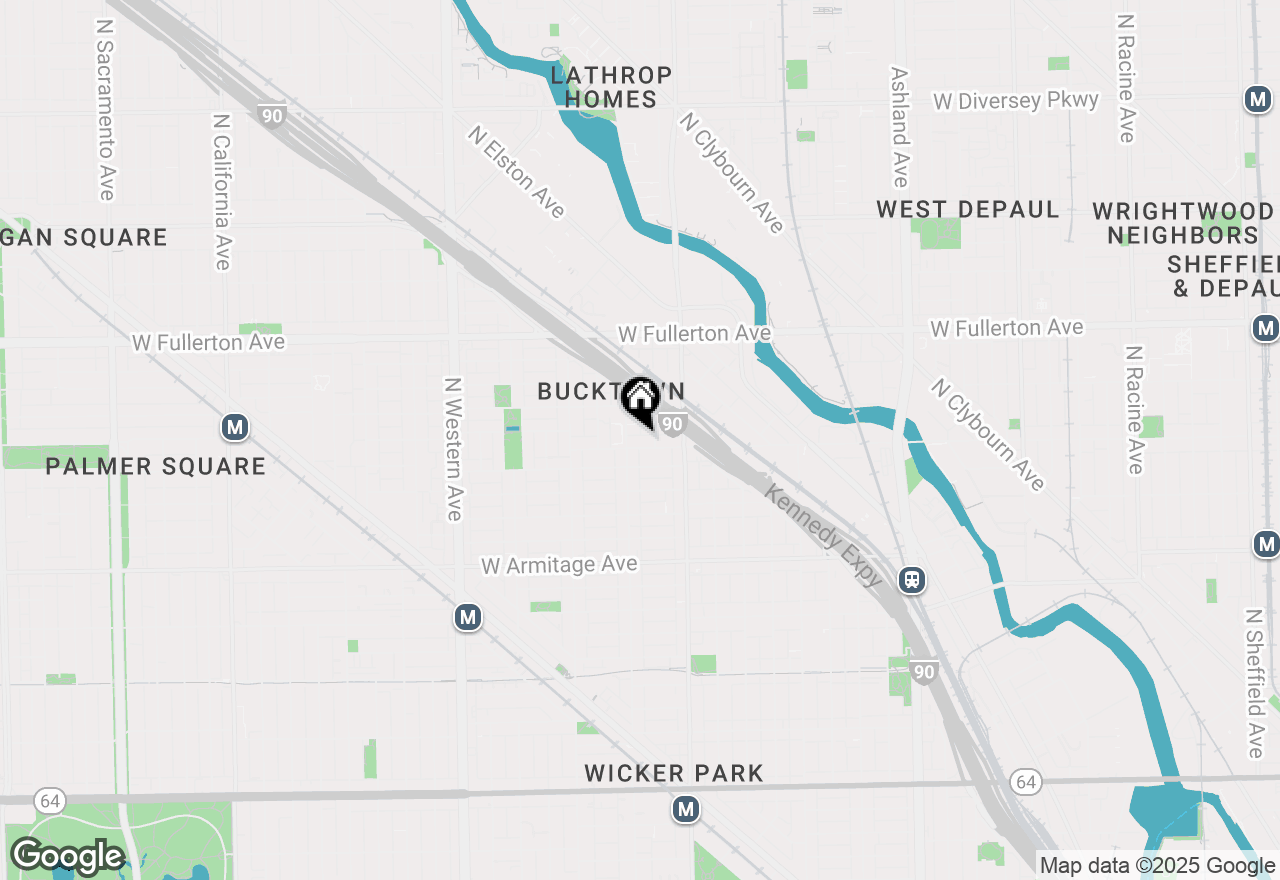 Map of 2048 W Webster Avenue #1S, Chicago, IL 60647