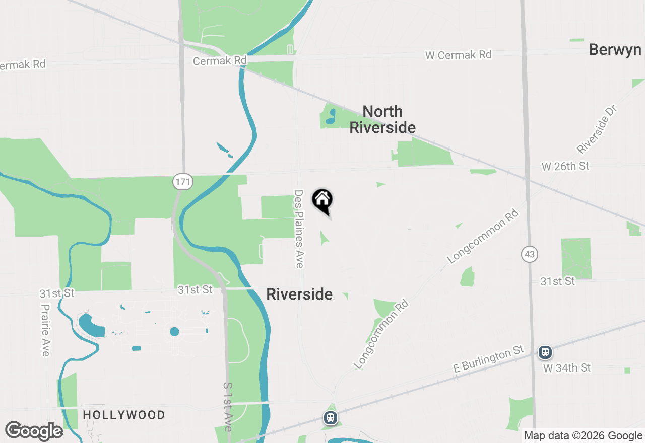 Map of 367 Bartram Road, Riverside, IL 60546