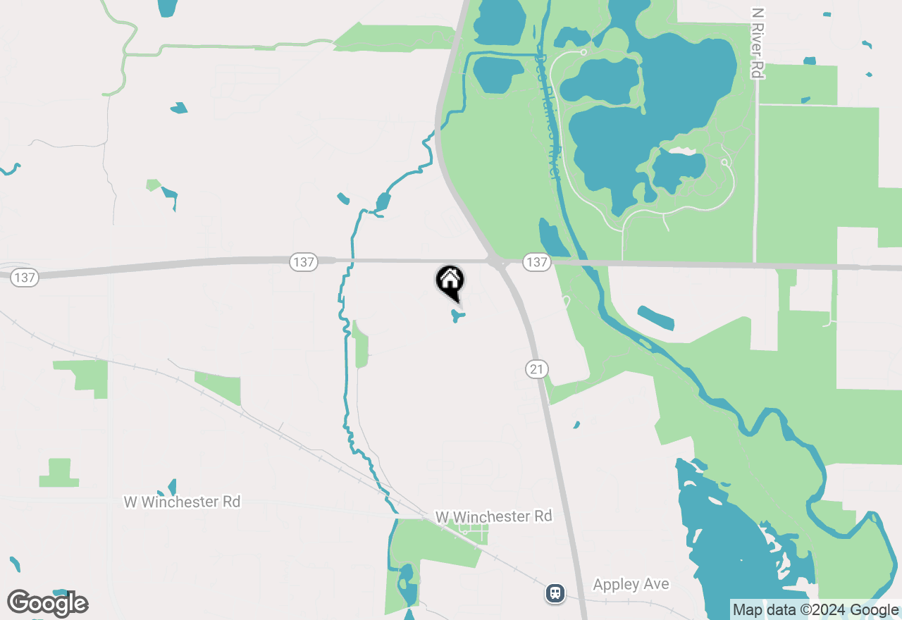 Map of 177 Yorktown Court, Libertyville, IL 60048