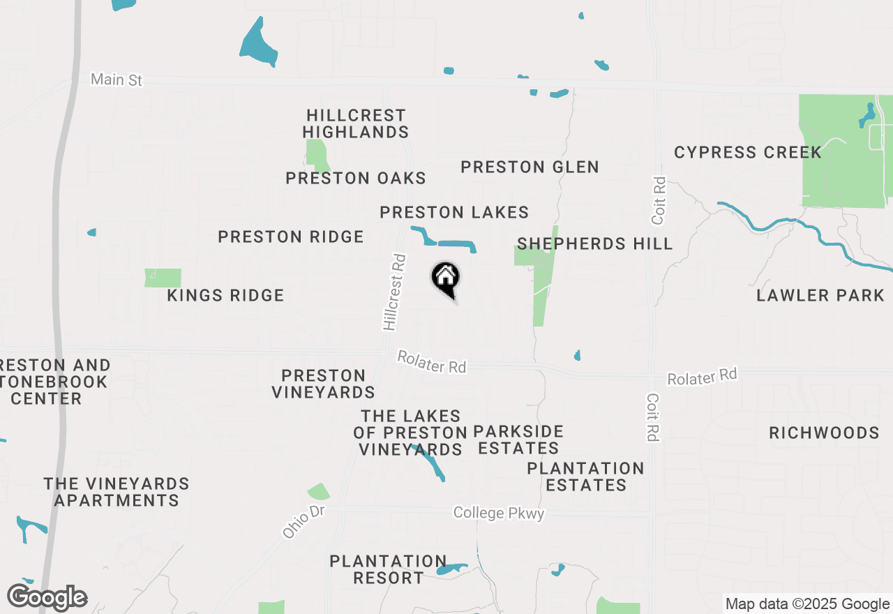Map of 11351 Pagewynne Drive, Frisco, TX 75035