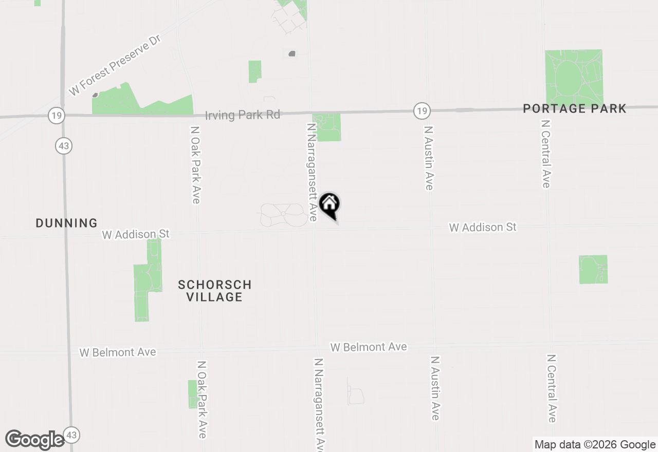 Map of 6328 W Addison Street, Chicago, IL 60634