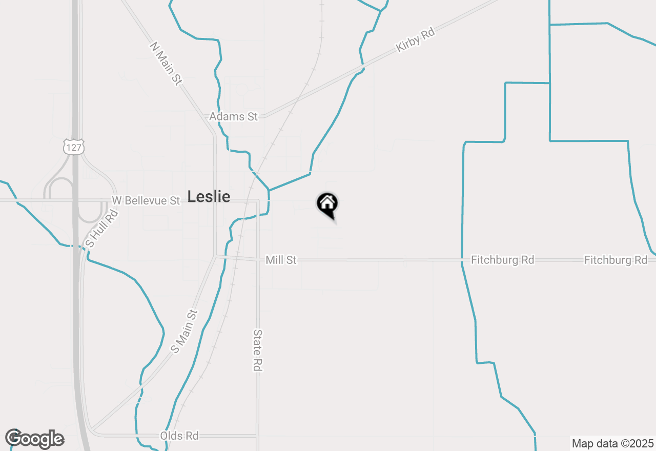 Map of 714 Mill Street #71, Leslie, MI 49251