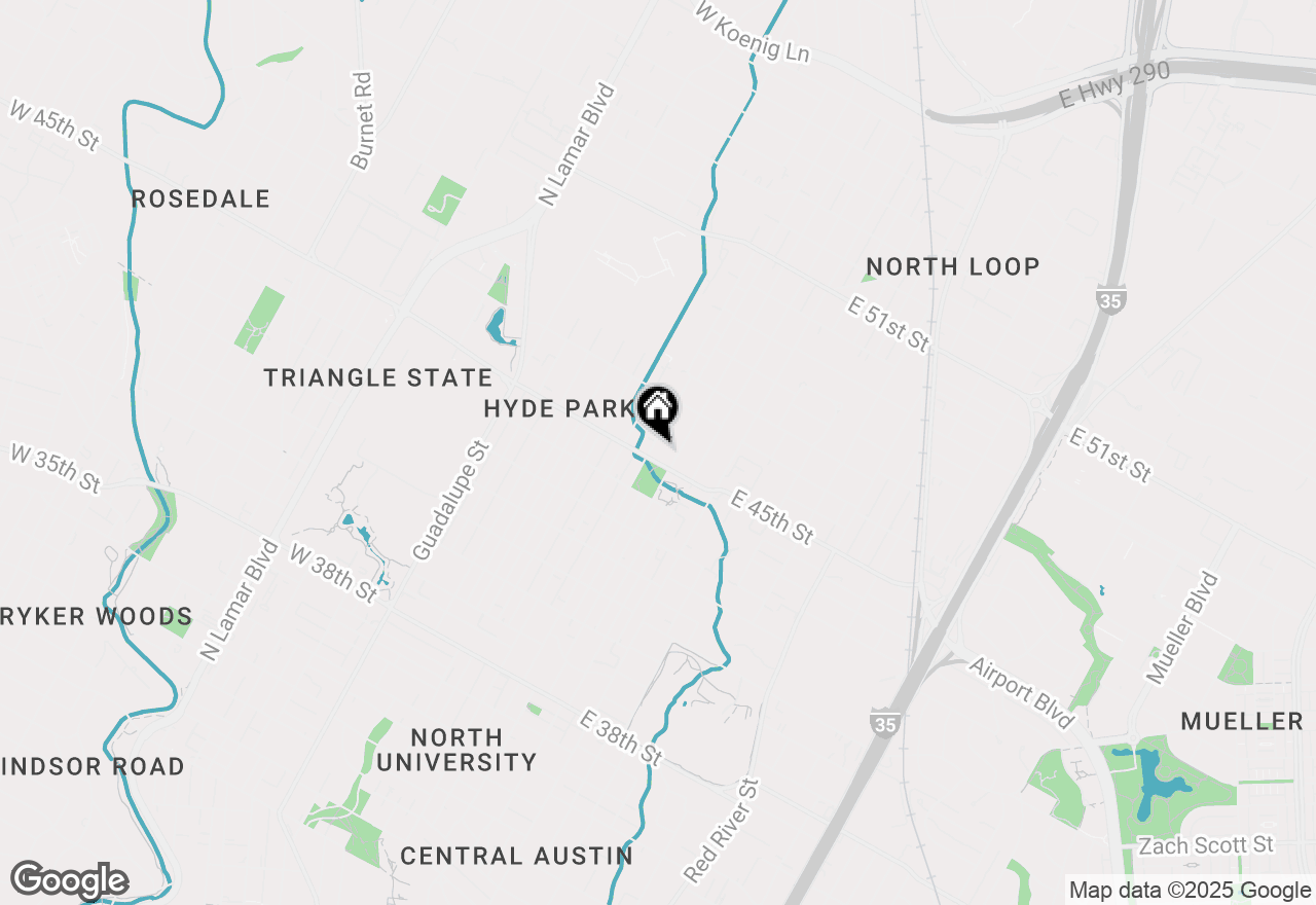 Map of 202 E 45th St #105, Austin, TX 78751