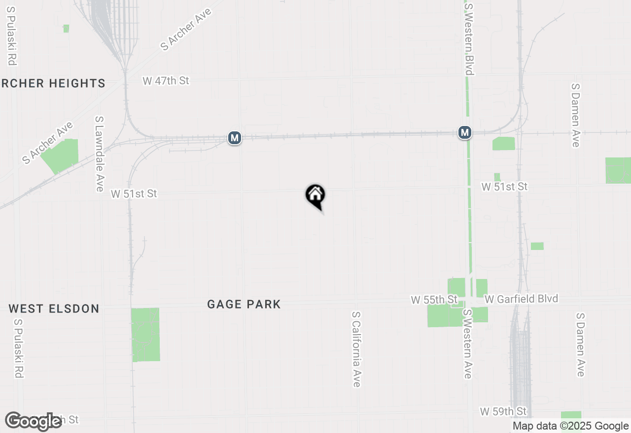 Map of 5159 S Richmond Street, Chicago, IL 60632