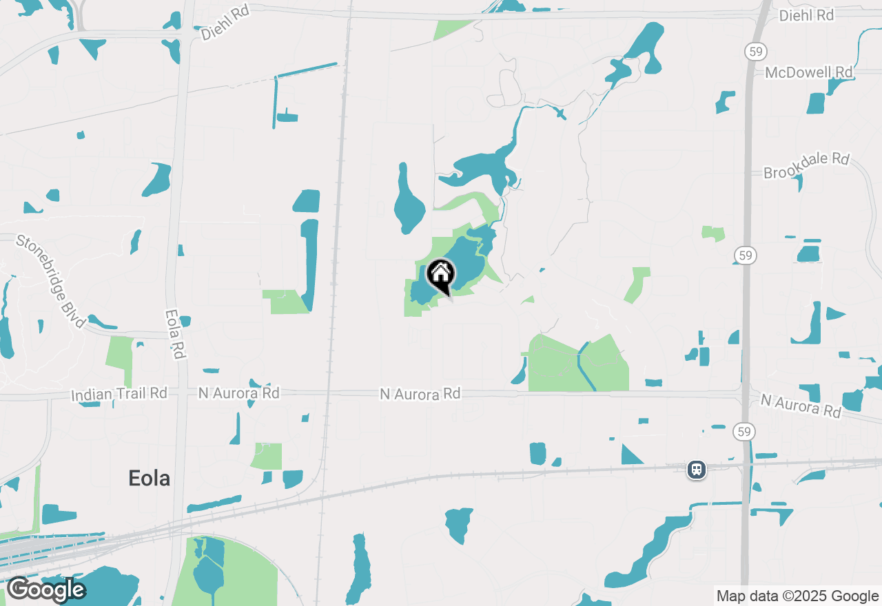 Map of 2543 Oneida Lane, Naperville, IL 60563