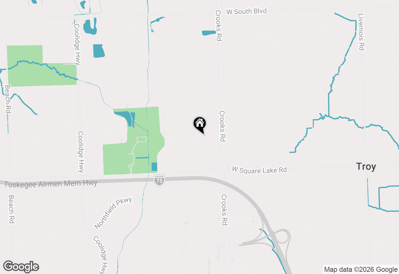 Map of 1096 Prosper Drive, Troy, MI 48098