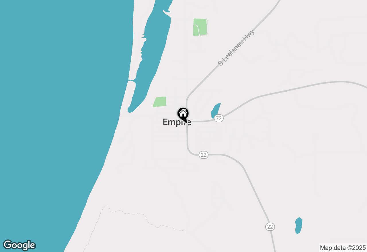 Map of 10017 Front Street, Empire, MI 49630