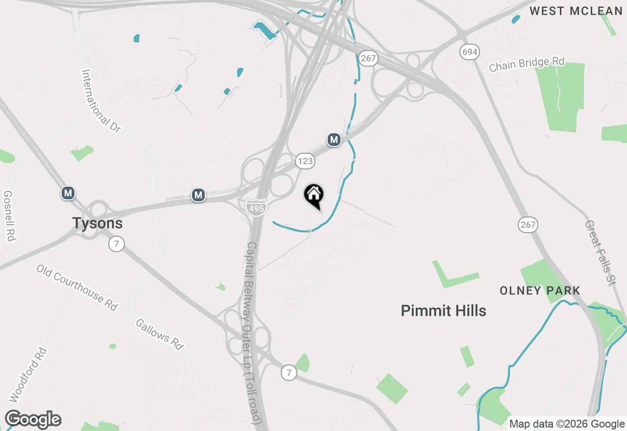 Map of 1761 Old Meadow Rd #413, Mclean, VA 22102