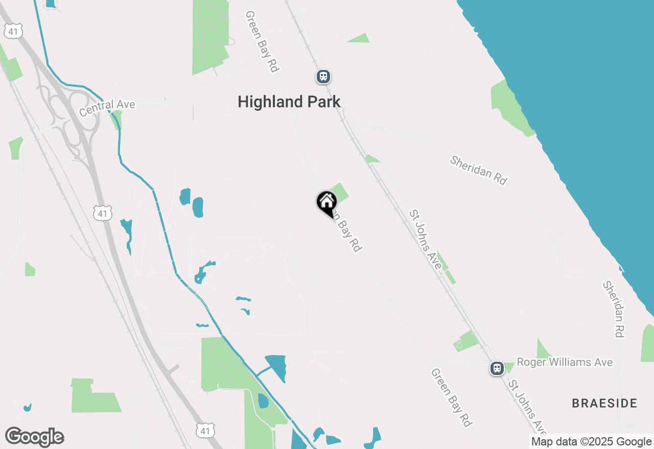 Map of 800 Croftridge Lane, Highland Park, IL 60035