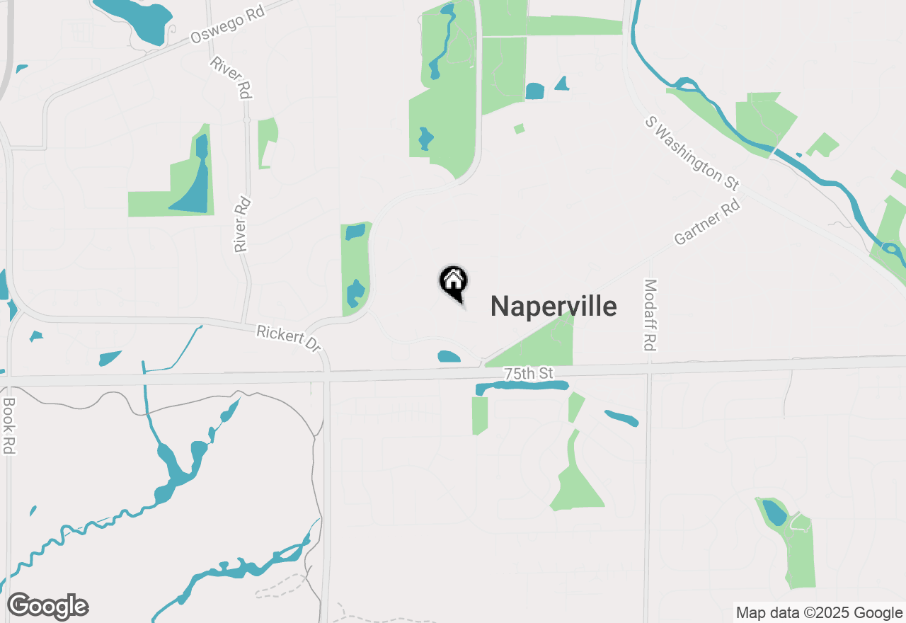 Map of 1035 Williamsburg Drive, Naperville, IL 60540