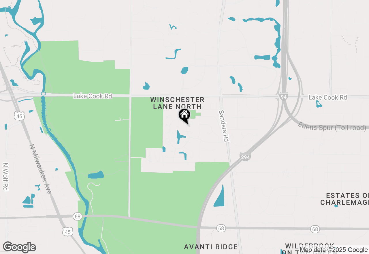 Map of 4525 Lindenwood Lane, Northbrook, IL 60062