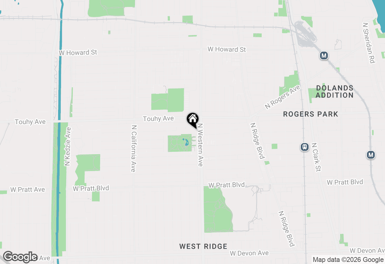 Map of 2424 W Estes Avenue #3H, Chicago, IL 60645