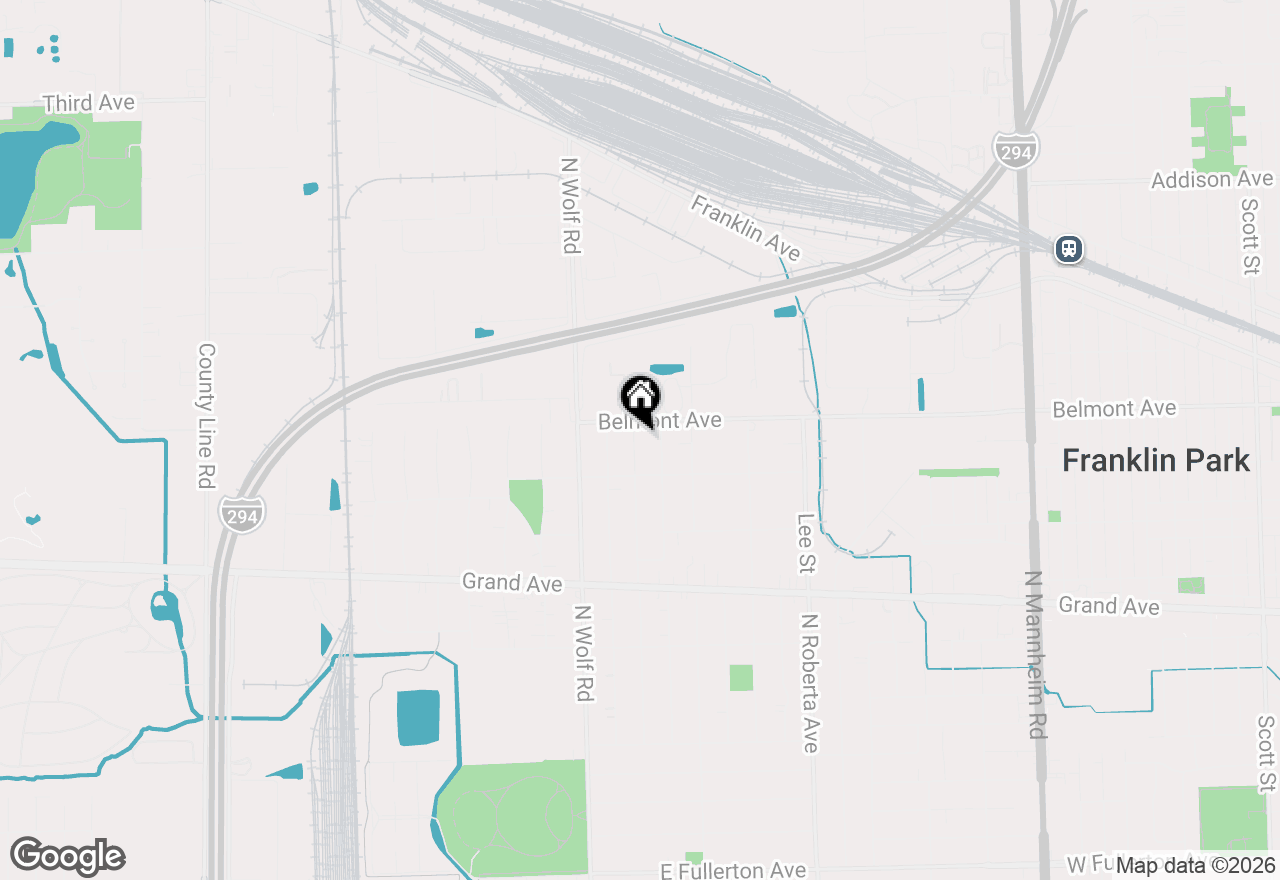Map of 3131 N Prater Avenue, Melrose Park, IL 60164