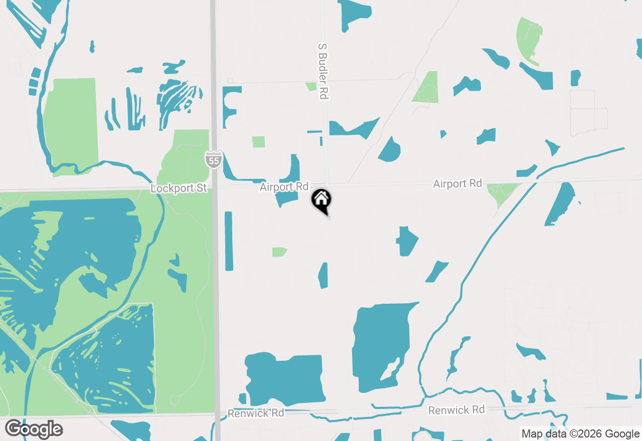 Map of 1901 W Crestview Circle #1901, Romeoville, IL 60446