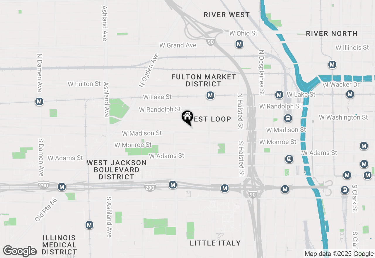 Map of 21 N May Street #1104, Chicago, IL 60607