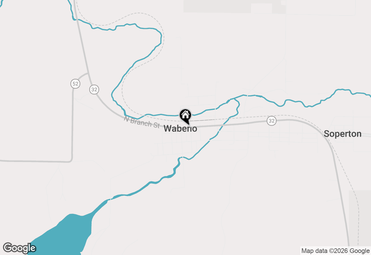 Map of 4447 N Branch St, Wabeno, WI 54566
