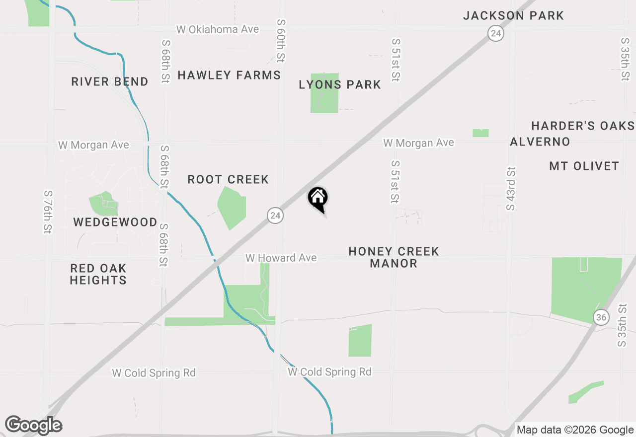 Map of 3757 S 56th St, Greenfield, WI 53220
