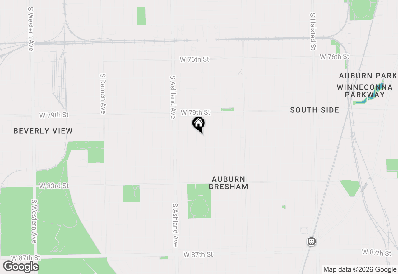 Map of 8020 S Bishop Street, Chicago, IL 60620