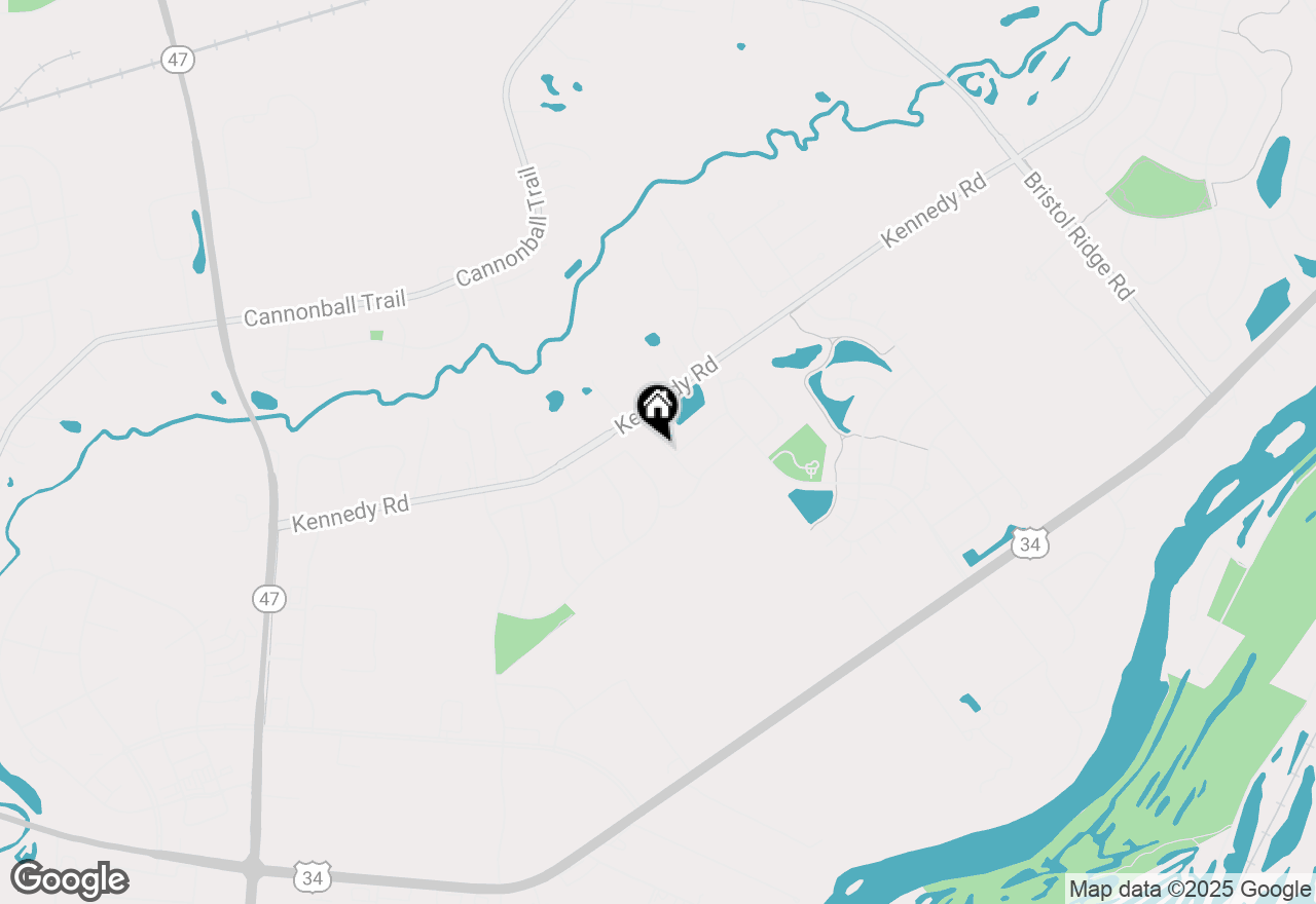 Map of 2263 Olive Lane, Yorkville, IL 60560