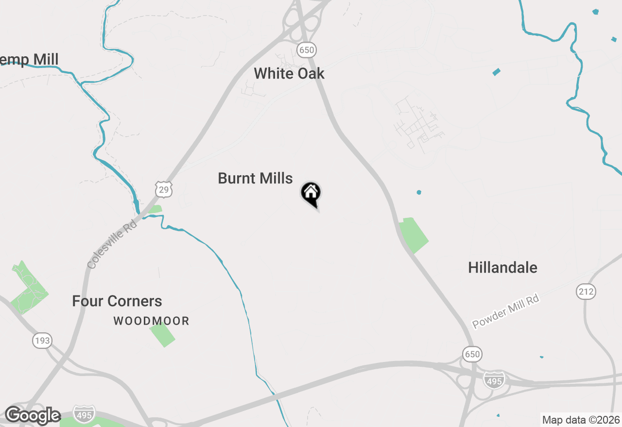 Map of 1005 W Nolcrest Drive, Silver Spring, MD 20903