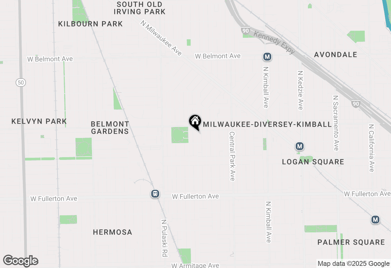 Map of 2732 N Hamlin Avenue, Chicago, IL 60647