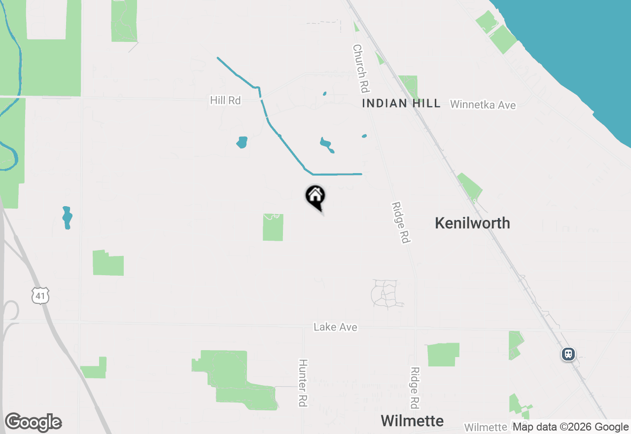 Map of 2228 Kenilworth Avenue, Wilmette, IL 60091