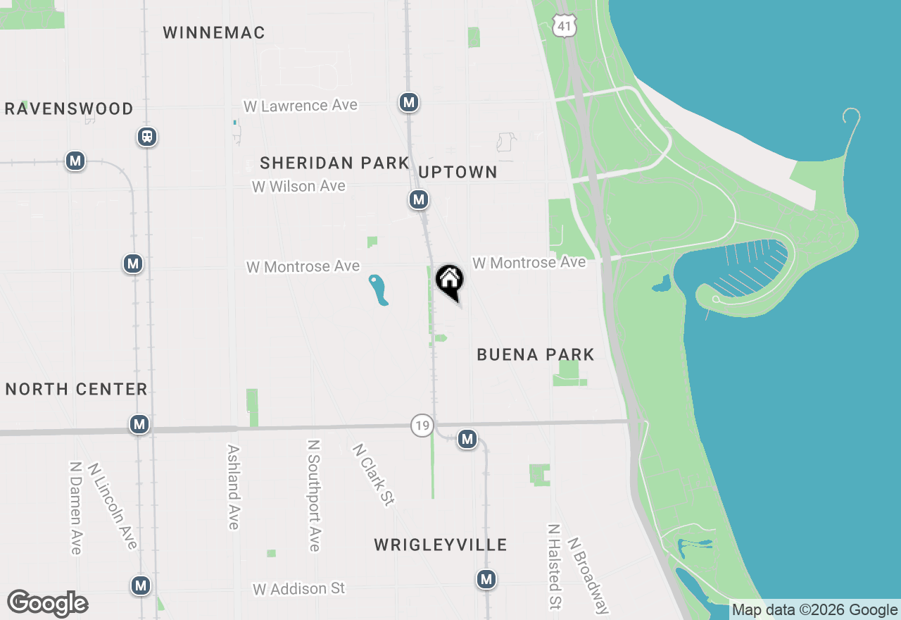 Map of 4241 N Kenmore Avenue #112, Chicago, IL 60613