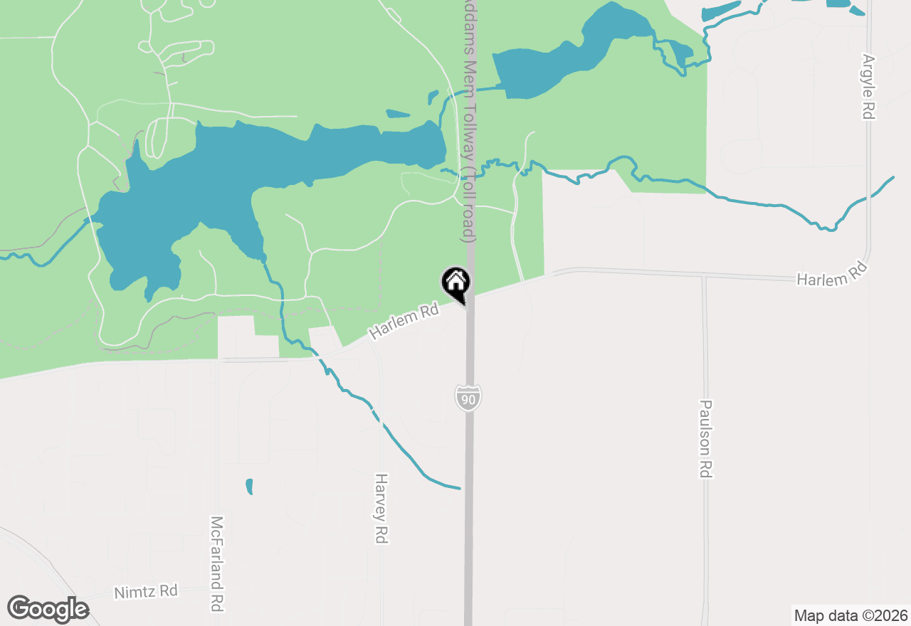 Map of 7739 Ta Wee Court, Caledonia, IL 61011