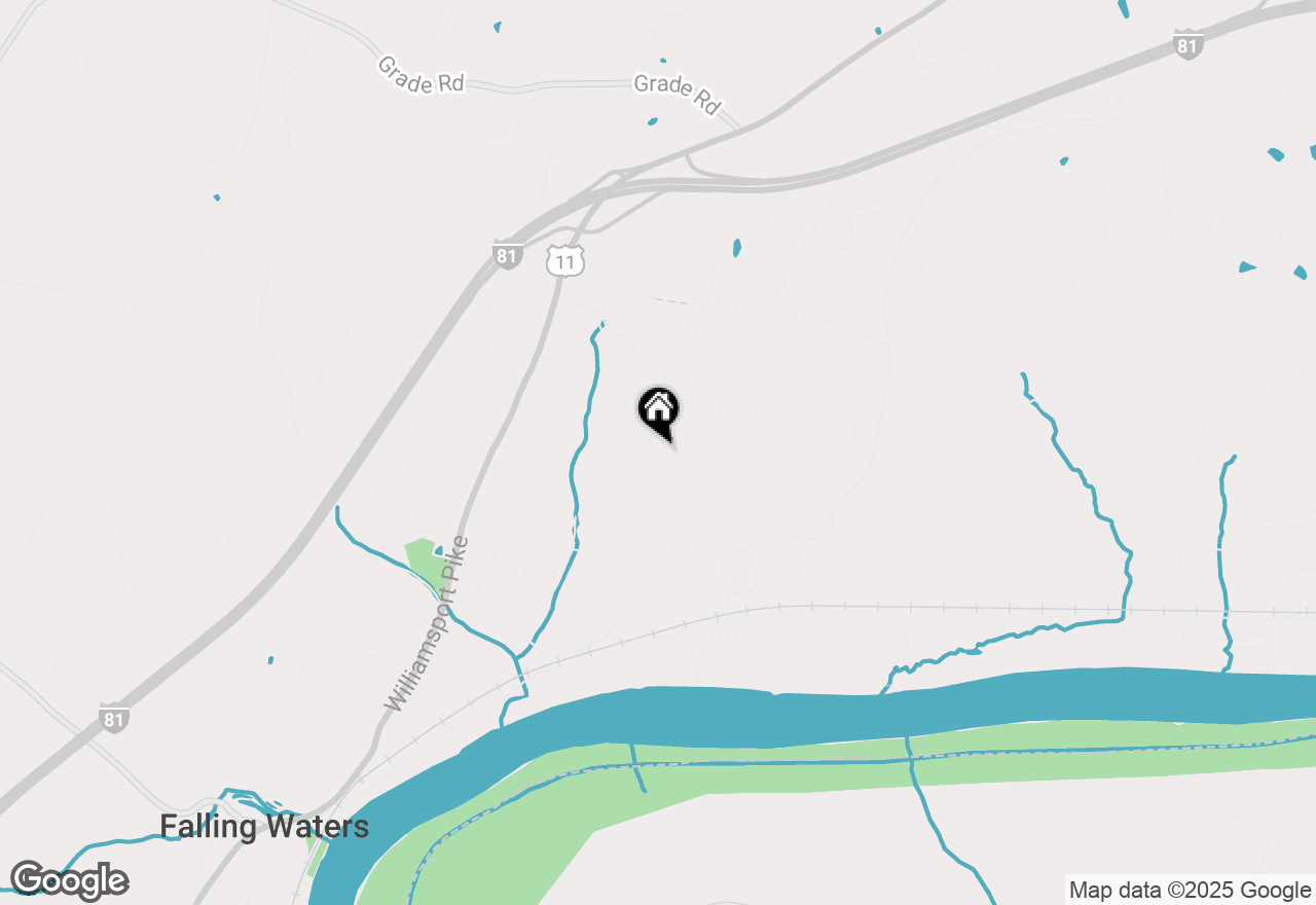 Map of 262 Clifton Manor, Falling Waters, WV 25419